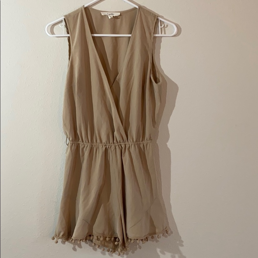 Love Tree Cream Romper